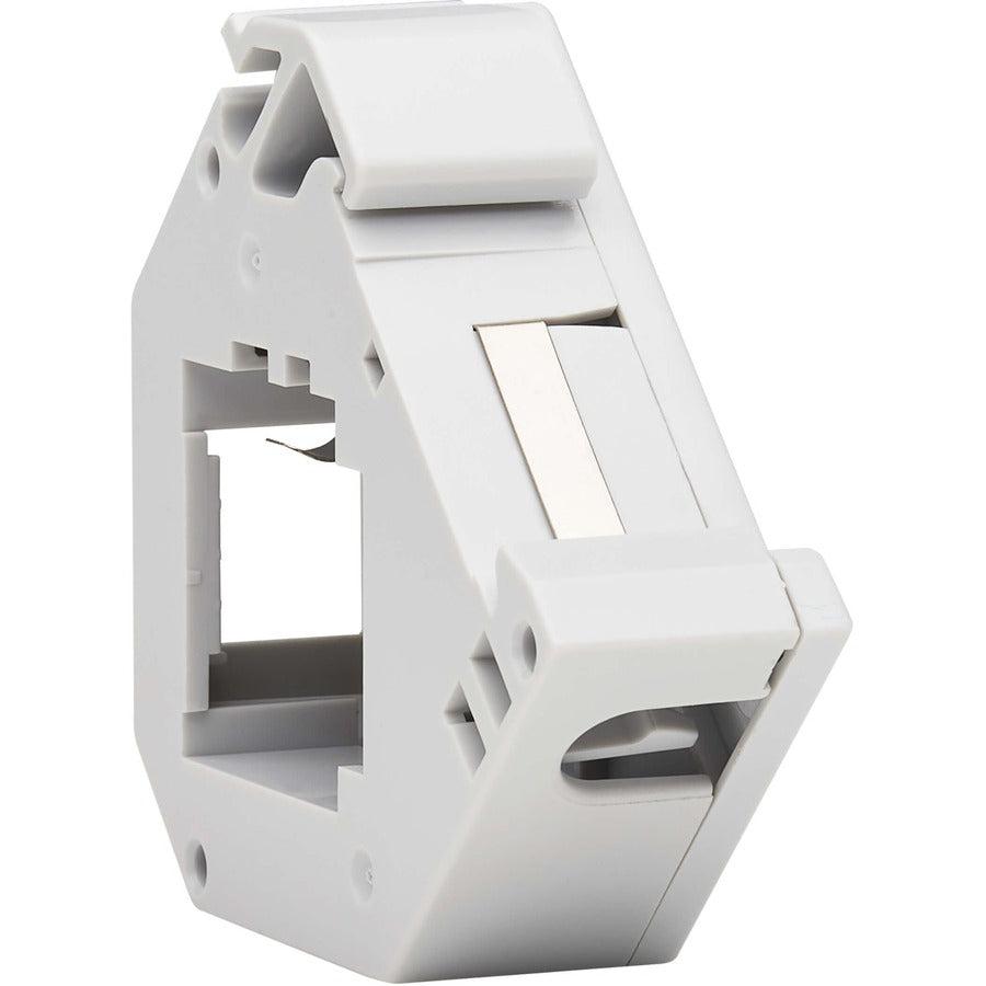 Tripp Lite DIN-Rail Mounting Enclosure Module for Snap-In Keystone Jacks and Couplers, Left Cover, TAA