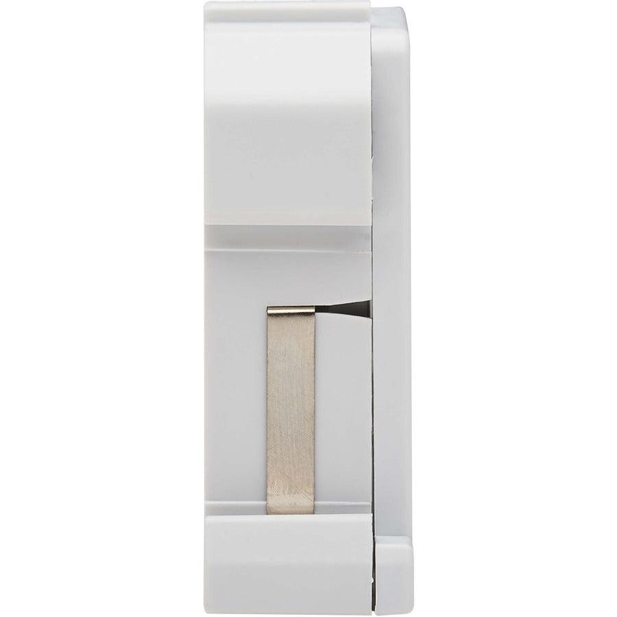 Tripp Lite DIN-Rail Mounting Enclosure Module for Snap-In Keystone Jacks and Couplers, Left Cover, TAA