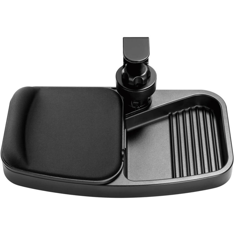 Tripp Lite Dmudsc Under-Desk Clamp-On Storage Tray With Built-In Mouse Pad And Wrist Rest