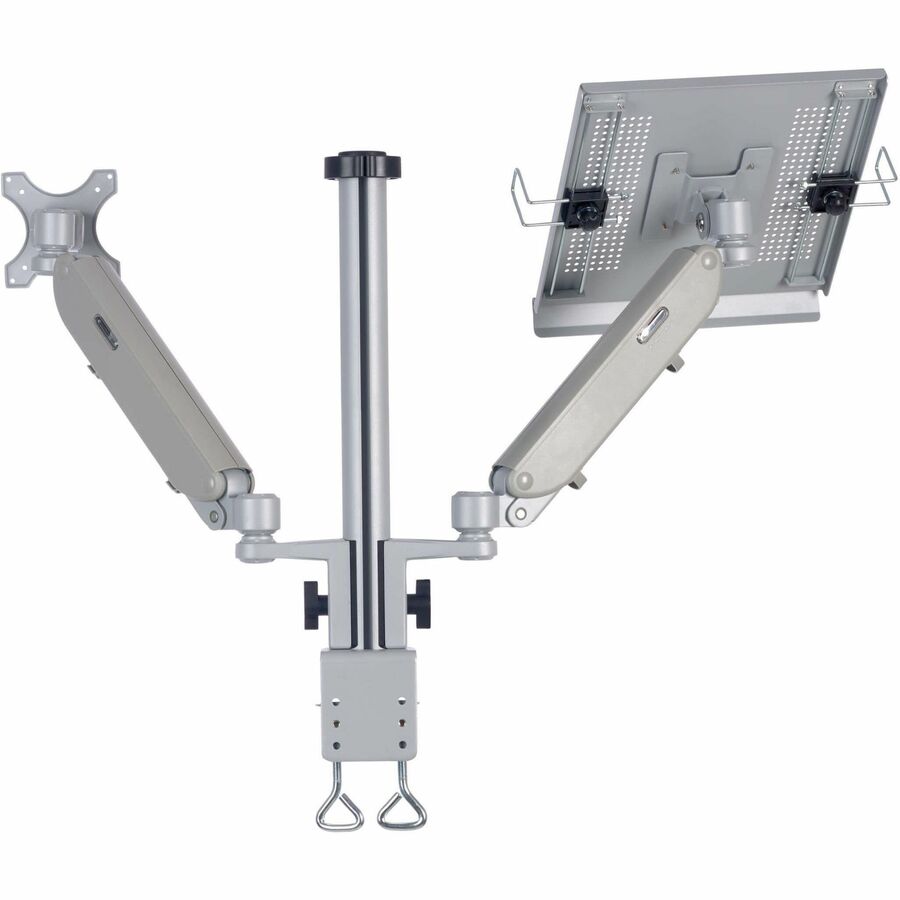 Tripp Lite Full-Motion Desktop Clamp for Laptop and 17" to 32" Monitor, Aluminum, TAA - 1
