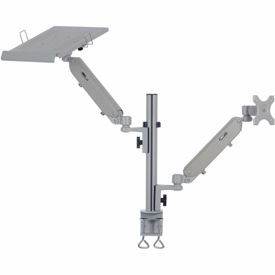 Tripp Lite Full-Motion Desktop Clamp for Laptop and 17" to 32" Monitor, Aluminum, TAA - 1