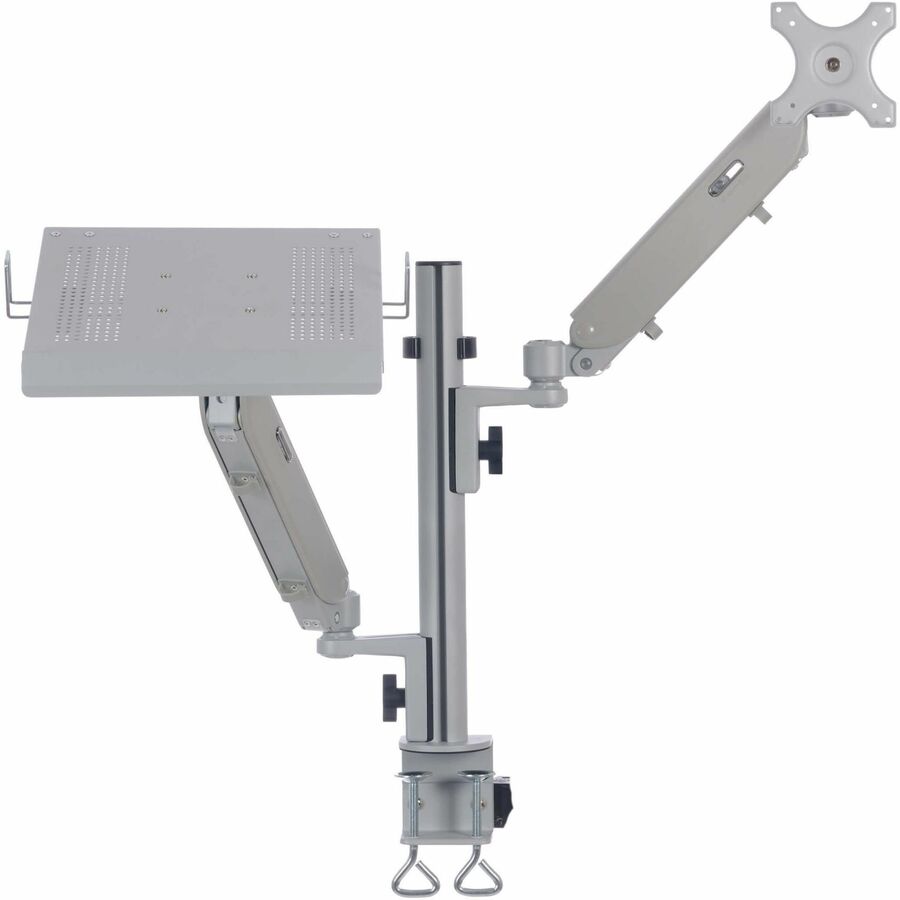 Tripp Lite Full-Motion Desktop Clamp for Laptop and 17" to 32" Monitor, Aluminum, TAA - 1