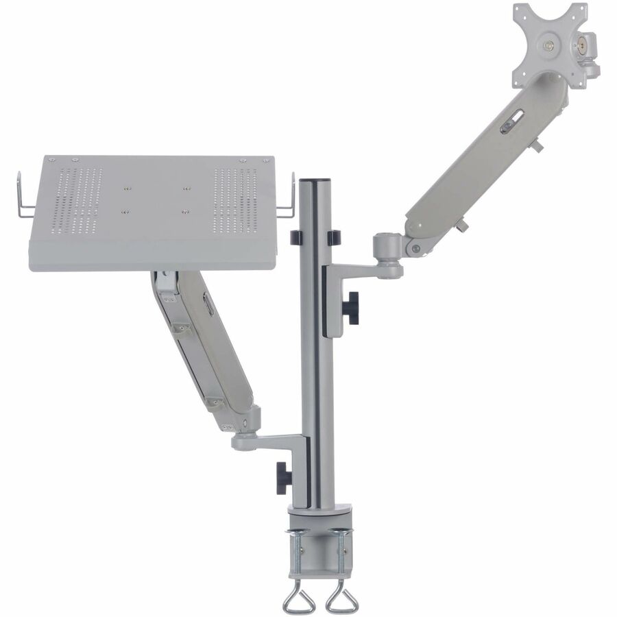 Tripp Lite Full-Motion Desktop Clamp for Laptop and 17" to 32" Monitor, Aluminum, TAA - 1