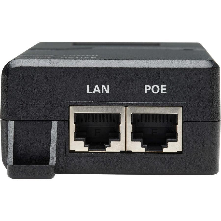 Tripp Lite Gigabit Poe+ Midspan Active Injector - Ieee 802.3At/802.3Af, 30W, 1 Port, International Plug Adapters
