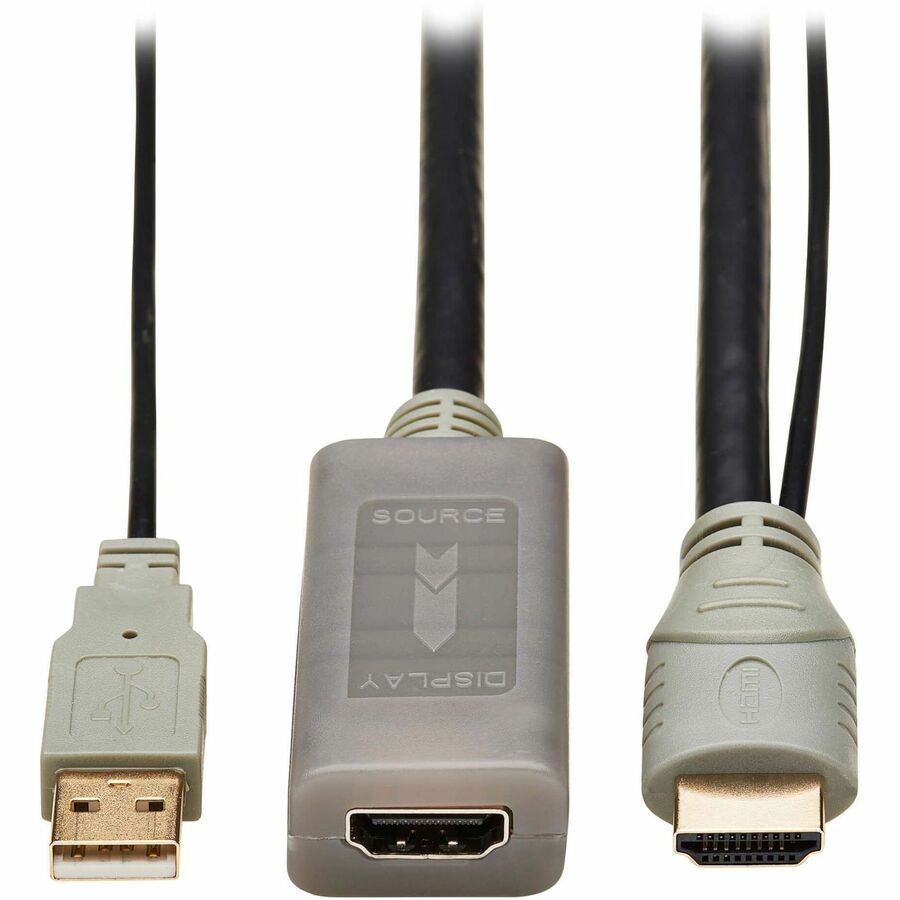 Tripp Lite HDMI Extension Cable with Active Repeater (M/F) 4K 60 Hz HDR 4:4:4 HDCP 2.2 10