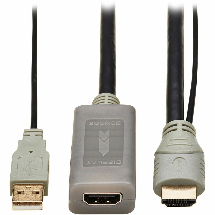 Tripp Lite HDMI Extension Cable with Active Repeater (M/F) 4K 60 Hz HDR 4:4:4 HDCP 2.2 15