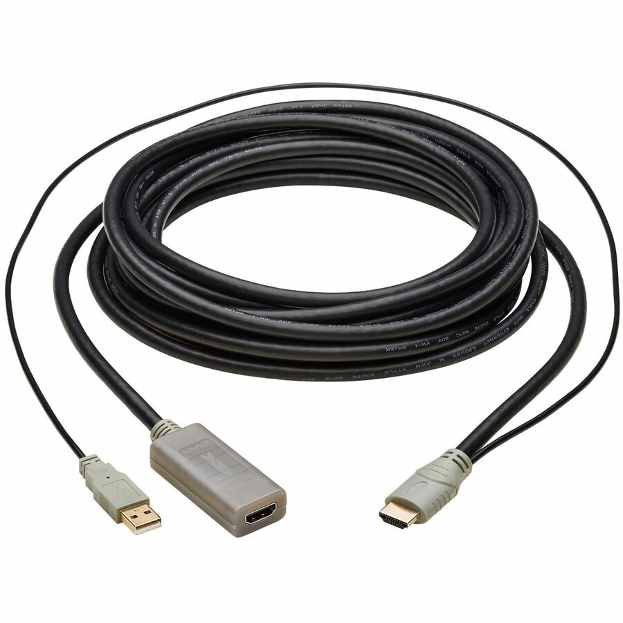 Tripp Lite HDMI Extension Cable with Active Repeater (M/F), 4K 60 Hz, HDR, 4:4:4, HDCP