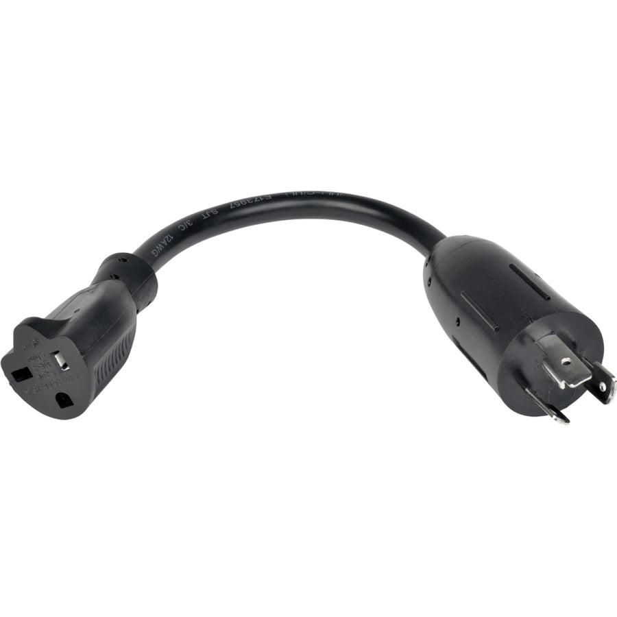 Tripp Lite Heavy-Duty Power Adapter Cord, 20A, 12Awg (Nema-L5-20P To Nema-5-20R), 6-In.