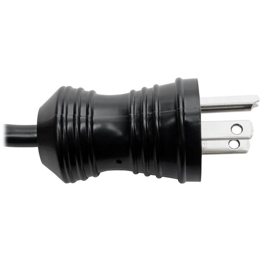 Tripp Lite Hospital-Grade Power Cord, Nema 5-15P To Locking Iec C13 - Green Dot, 10A, 125V, 18 Awg, 6 Ft., Black