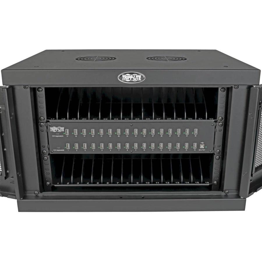 Tripp Lite Locking Cell Phone Charging Station For 32 Devices – Usb, With Sync For Smartphones