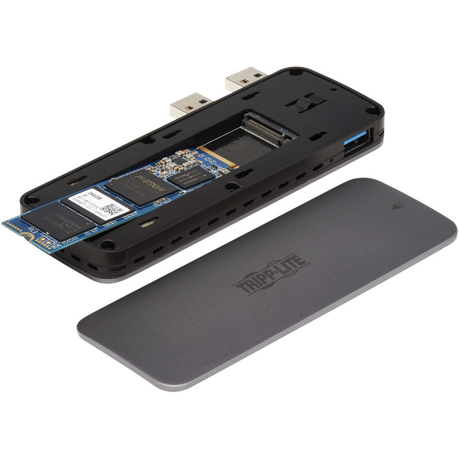Tripp Lite M.2 Ssd Enclosure For Playstation 5 - Usb 3.2 Gen 2, Pcie And Nvme, Aluminum Housing