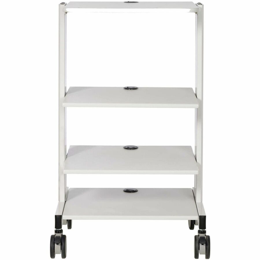 Tripp Lite Mobile Workstation with Adjustable Shelves, Locking Casters, TAA - 4 Shelf -