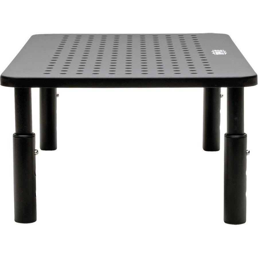 Tripp Lite Mr1411M Monitor Riser For Desk, 14 X 9 In. - Height Adjustable, Metal, Black