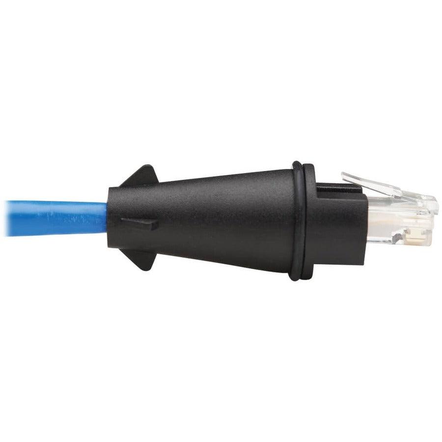 Tripp Lite N200P-003Bl-Ind Industrial Cat6 Utp Ethernet Cable (Rj45 M/M), 100W Poe, Cmr-Lp, Ip68, Blue, 3 Ft. (0.91 M)