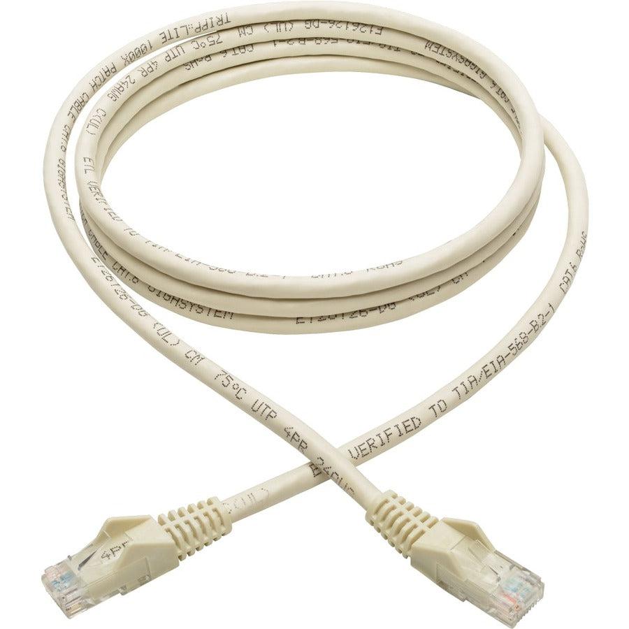 Tripp Lite N201-006-Wh Cat6 Gigabit Snagless Molded (Utp) Ethernet Cable (Rj45 M/M), White, 6 Ft. (1.83 M)