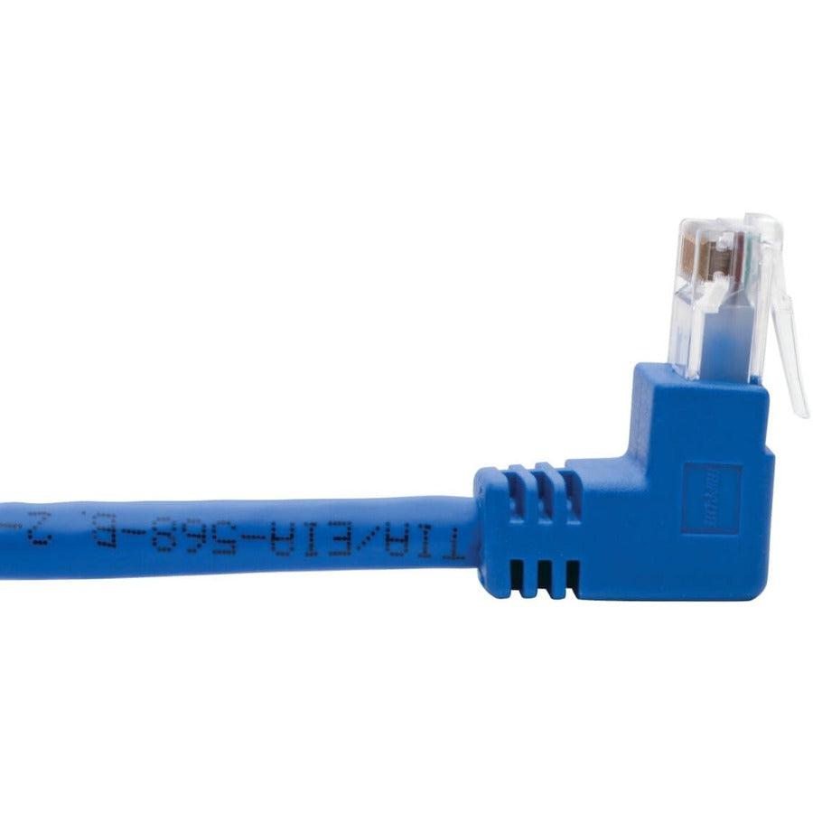 Tripp Lite N204-003-Bl-Ud Up/Down-Angle Cat6 Gigabit Molded Utp Ethernet Cable (Rj45 Up-Angle M To Rj45 Down-Angle M), Blue, 3 Ft. (0.91 M)