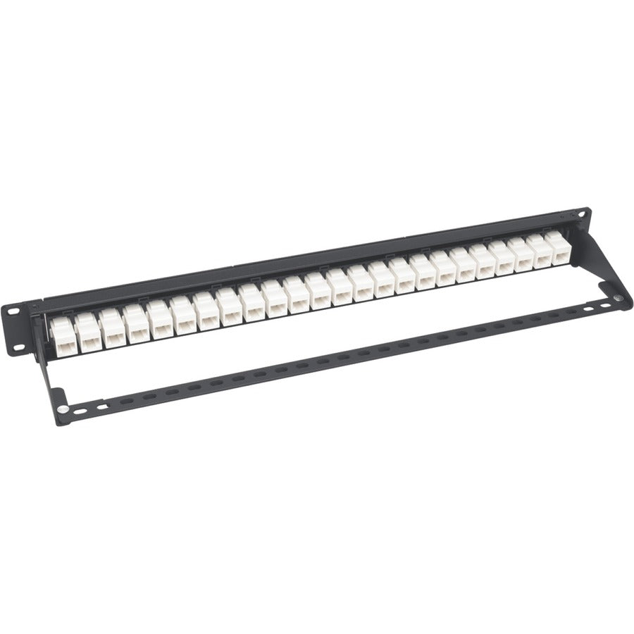 Tripp Lite N254-024-6A 24-Port 1U Rack-Mount Cat6A Feedthrough Patch Panel, Rj45 Ethernet
