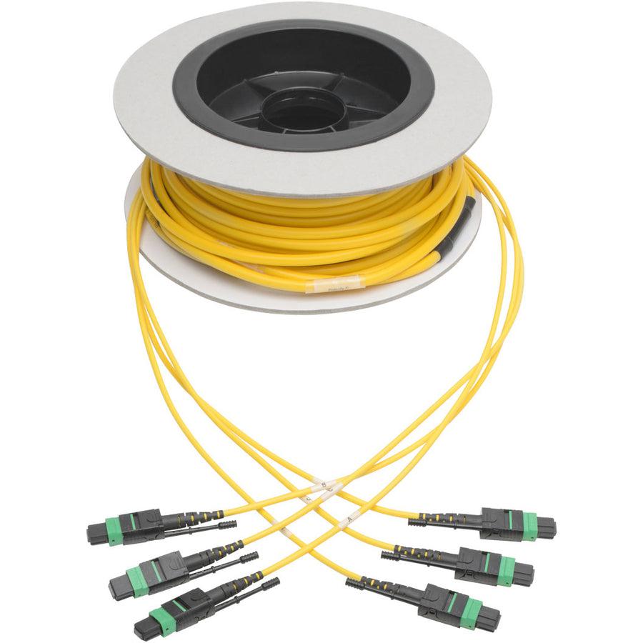 Tripp Lite N392-11M-3X8-Ap Mtp/Mpo (Apc) Singlemode Slim Trunk Cable, 24-Strand, 40/100 Gbe, 40/100Gbase-Plr4, Plenum, 6Mm Dual Jacket, 11 M (36 Ft.)