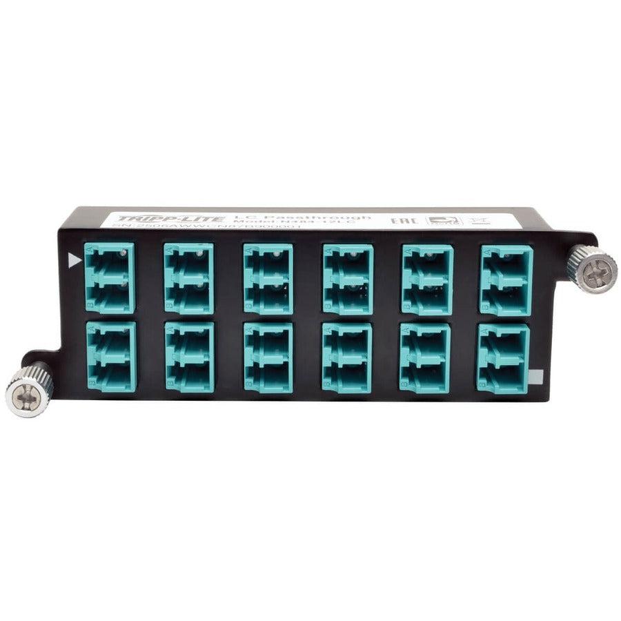 Tripp Lite N484-12Lc 10Gbe Pass-Through Cassette - (X12) Lc Duplex