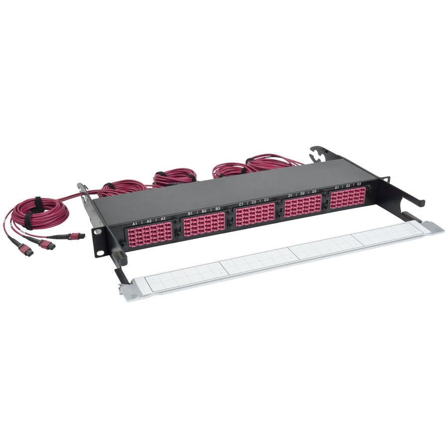 Tripp Lite N48K-15M8L60-B 40/100Gb Fiber Breakout Patch Panel, 40Gb To 4 X 10Gb, 100Gb To 4 X
