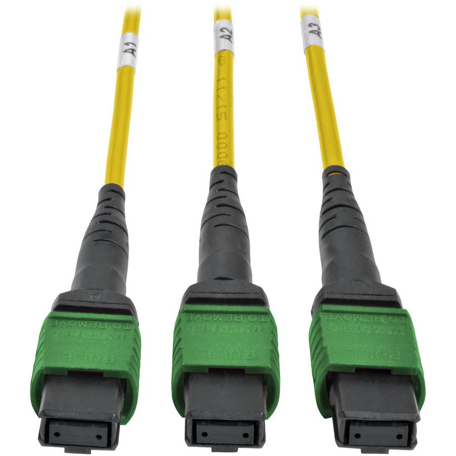 Tripp Lite N48K-42M8L168Sb 40/100Gb Fiber Breakout Patch Panel, 40Gb To 4 X 10Gb, 100Gb To 4 X 25Gb,