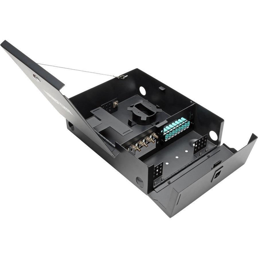 Tripp Lite N492-Wm4-Bk Wall-Mount Fiber Optic Distribution Enclosure, 4-Panel Capacity
