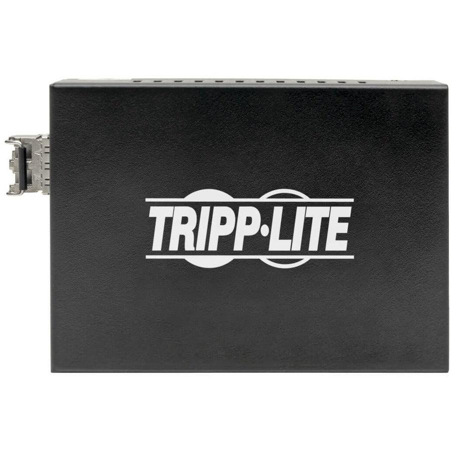 Tripp Lite N785-P01-LC-MM1 Gigabit Multimode Fiber to Ethernet Media Converter - PoE+ LC 850nm | Tecisoft