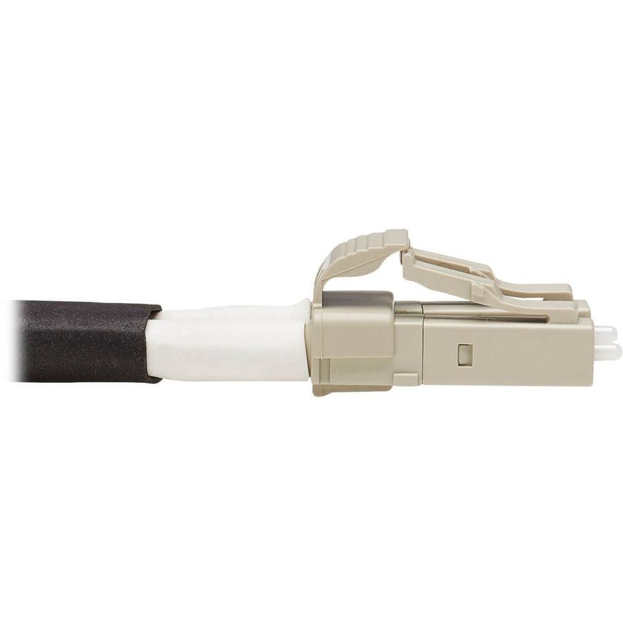 Tripp Lite N820-02M-Ind 10Gb Rigid Industrial Duplex Multimode 50/125 Om3 Fiber Patch Cable (Lc/Lc) - Ip68, Aqua, 2 M (6.6 Ft.)