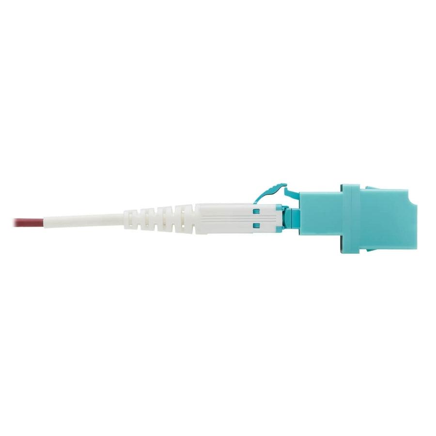 Tripp Lite N822L-001-Mf 400G Duplex Multimode 50/125 Om4 Fiber Optic Cable Adapter (Cs-Pc/Lc-Pc), M/F, Round Lszh Jacket, Magenta, 1 Ft.