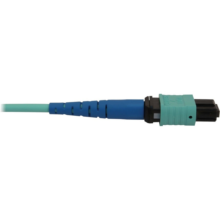 Tripp Lite N846B-20M-24-P 40/100/400G Multimode 50/125 Om3 Fiber Optic Cable (24F Mtp/Mpo-Pc F/F), Lszh, Aqua, 20 M (65.6 Ft.)