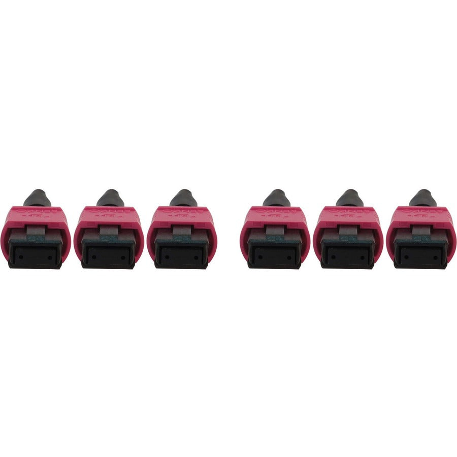 Tripp Lite N858B-15M-3X8Mg 40/100/400G Multimode 50/125 Om4 Fiber Optic Cable (3X8F Mtp/Mpo-Pc F/F), Lszh, Magenta, 15 M (49.2 Ft.)