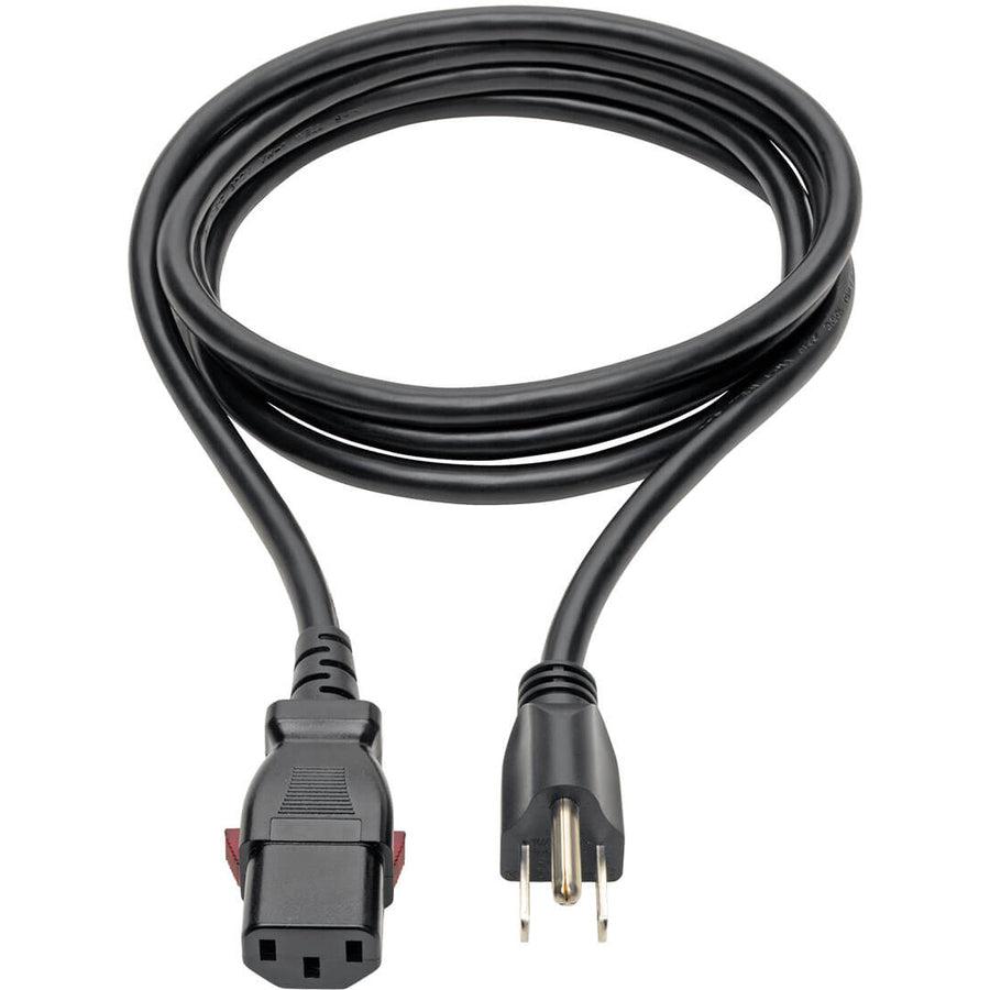 Tripp Lite Nema 5-15P To C13 Computer Power Cord, Locking C13 Connector - 10A, 125V, 18 Awg, 6 Ft.