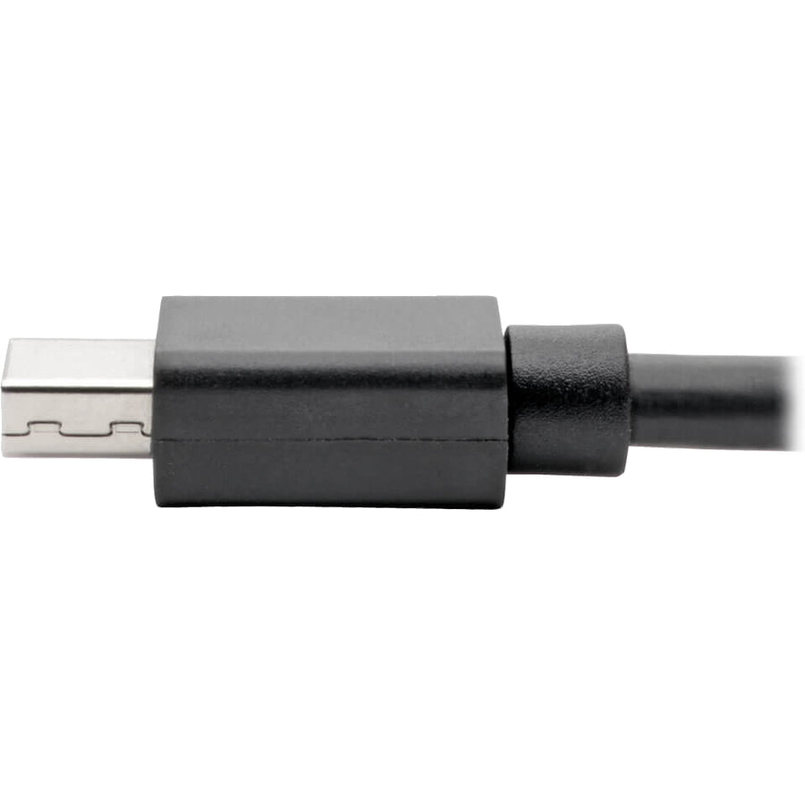 Tripp Lite P139-06N-Dp4K6B Keyspan Mini Displayport To Displayport Adapter, 4K 60 Hz, Black (M/F), 6-In. (15.24 Cm)