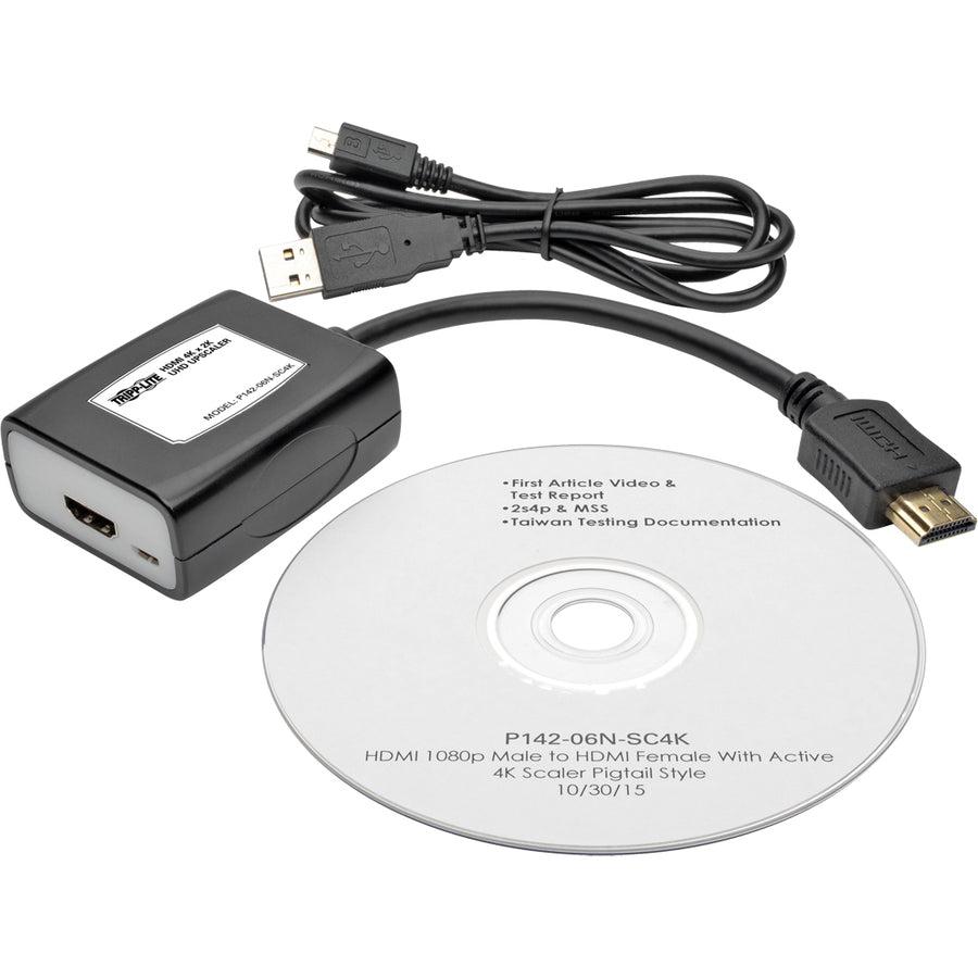 Tripp Lite P142-06N-Sc4K Hdmi 4K X 2K Uhd Upscaler @ 24 Hz, Taa