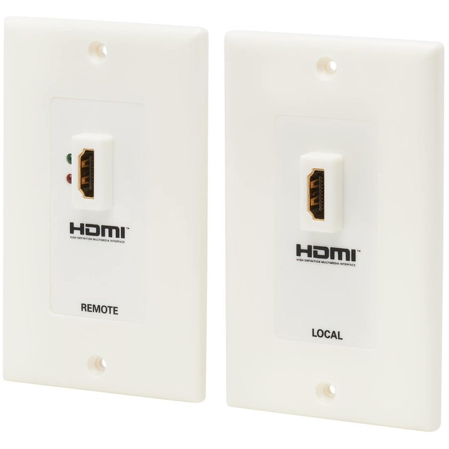 Tripp Lite P167-000 Hdmi Over Dual Cat5/Cat6 Extender Wall Plate Kit With Transmitter And Receiver, Taa