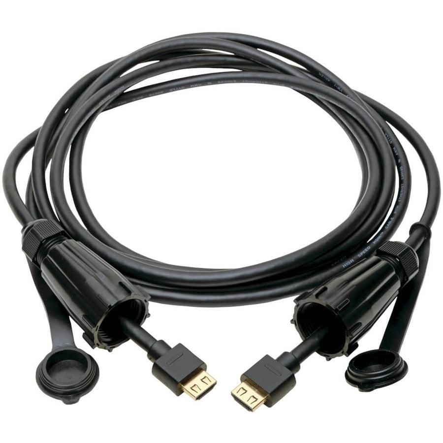 Tripp Lite P569-010-Ind2 High-Speed Hdmi Cable (M/M) - 4K 60 Hz, Hdr, Industrial, Ip68, Hooded Connectors, Black, 10 Ft.