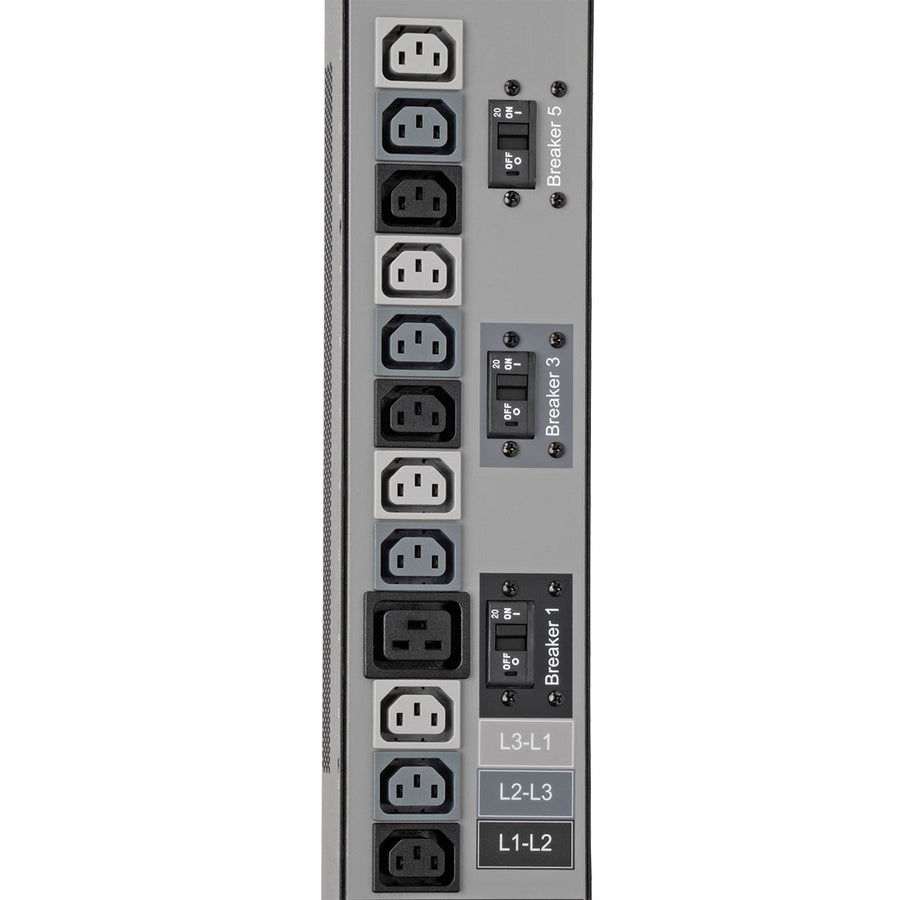 Tripp Lite Pdu 3-Phase Vertical Strip Ats 208V 17.3Kw 48 C13; 6 C19 0Urm Rackmount