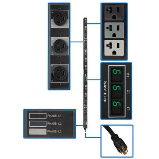Tripp Lite Pdu3Mv6L2120B Power Distribution Unit (Pdu) 27 Ac Outlet(S) 0U Black