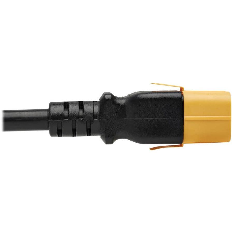 Tripp Lite Plc20Yw Plug-Lock Inserts, C19 Power Cord To C20 Outlet, Yellow, 100 Pack