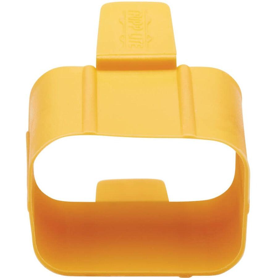Tripp Lite Plc20Yw Plug-Lock Inserts, C19 Power Cord To C20 Outlet, Yellow, 100 Pack
