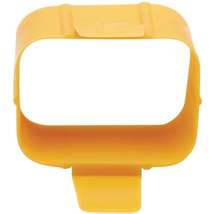 Tripp Lite Plc20Yw Plug-Lock Inserts, C19 Power Cord To C20 Outlet, Yellow, 100 Pack