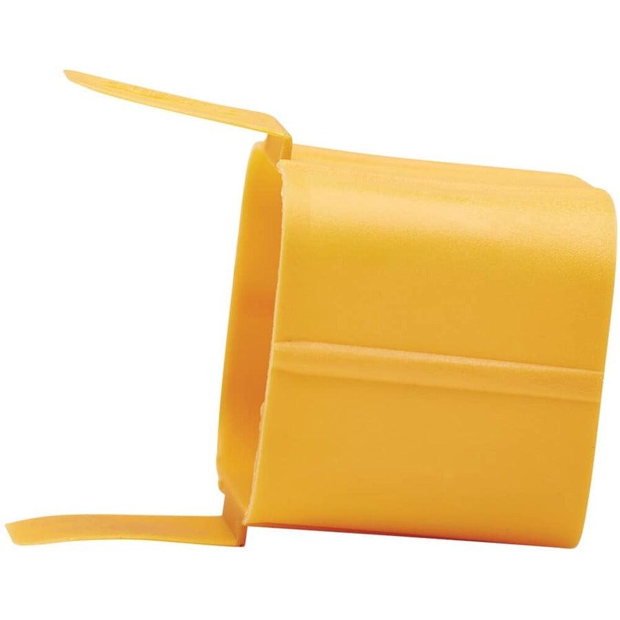 Tripp Lite Plc20Yw Plug-Lock Inserts, C19 Power Cord To C20 Outlet, Yellow, 100 Pack