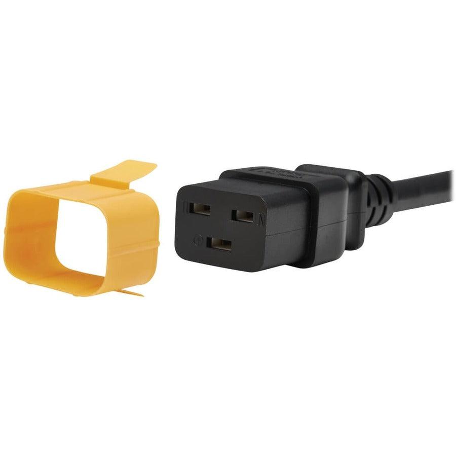Tripp Lite Plc20Yw Plug-Lock Inserts, C19 Power Cord To C20 Outlet, Yellow, 100 Pack