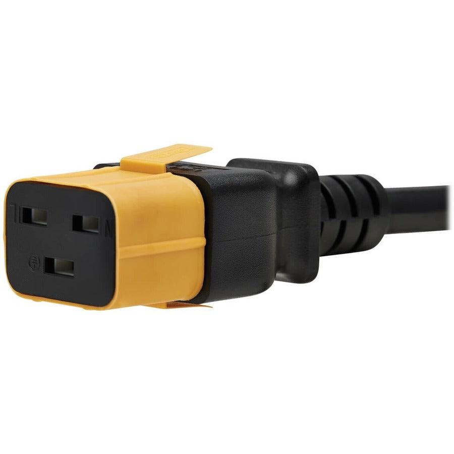 Tripp Lite Plc20Yw Plug-Lock Inserts, C19 Power Cord To C20 Outlet, Yellow, 100 Pack