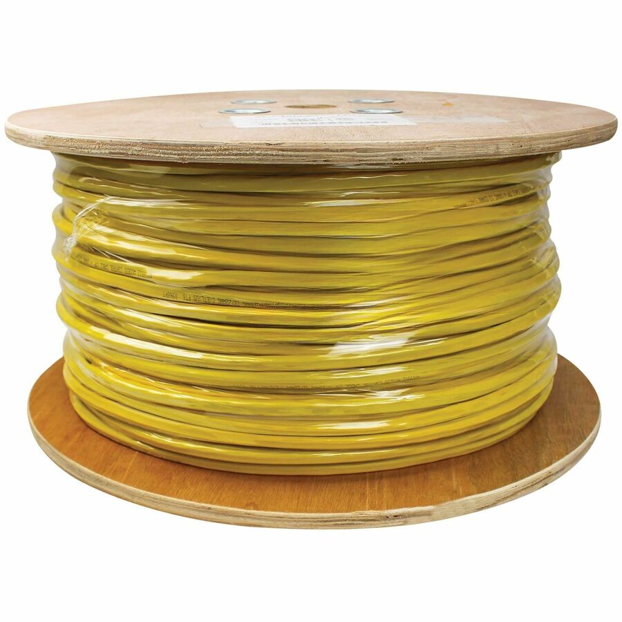 Tripp Lite Plenum-Rated Bulk Access Control Cable Yellow 1000 ft. (305 m) - 1000 ft Bare W