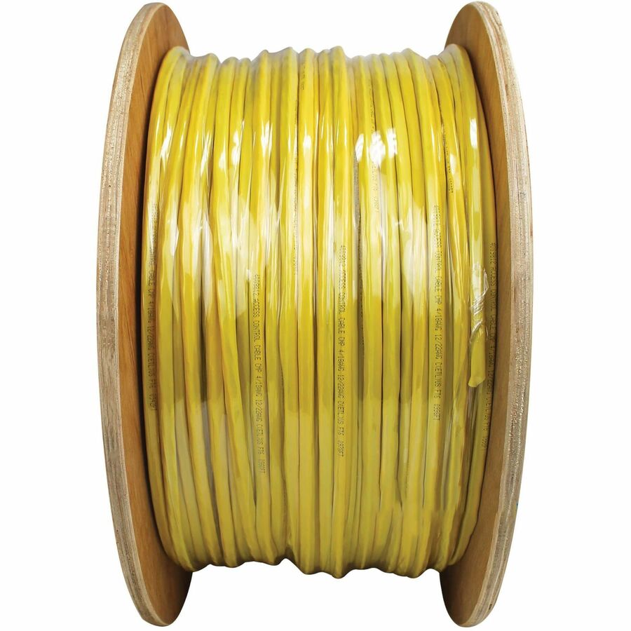 Tripp Lite Plenum-Rated Bulk Access Control Cable Yellow 1000 ft. (305 m) - 1000 ft Bare W