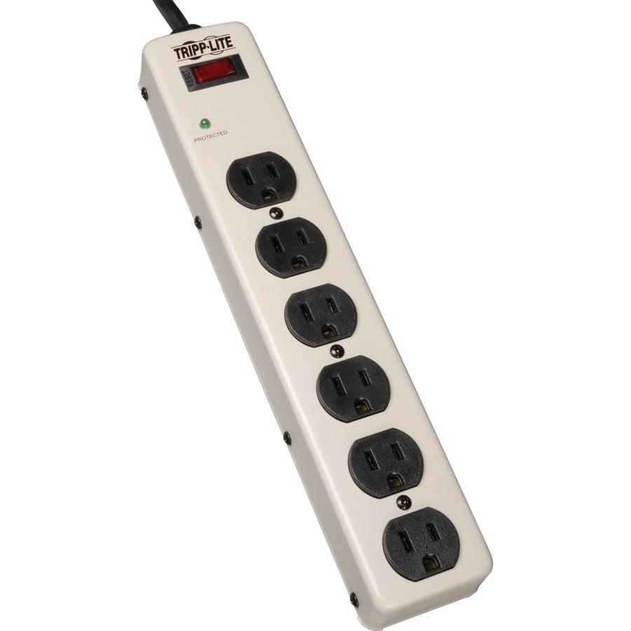 Tripp Lite Pm6Sn1 Surge Protector White 6 Ac Outlet(S) 120 V 1.8 M