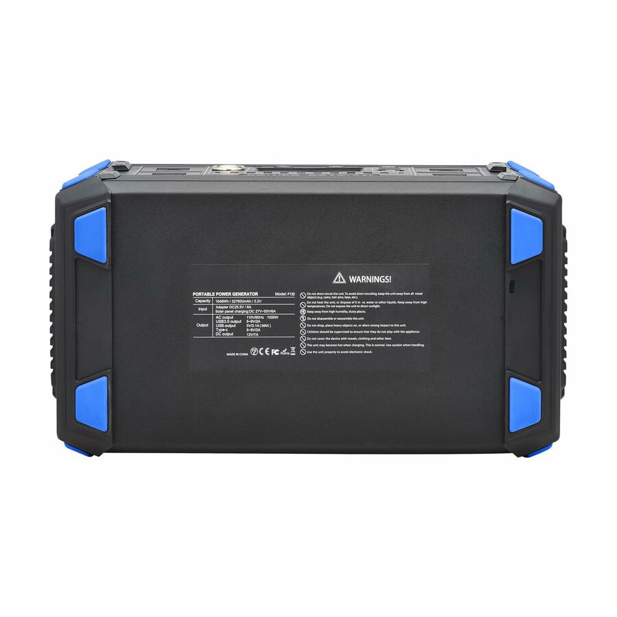 Tripp Lite Portable Power Station 1000W Lithium-Ion (LFP) AC DC USB-A USB-C QC 3.0 - For