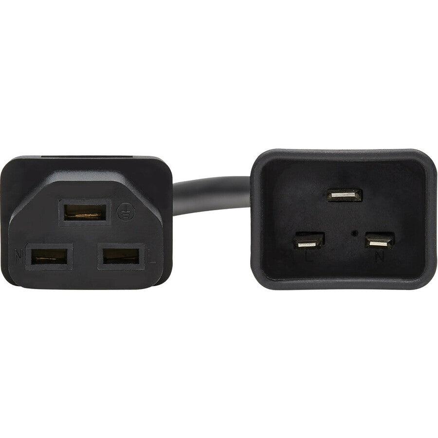 Tripp Lite Power Cord, C20 to C21 - Heavy-Duty, 20A, 250V, 12 AWG, 10 ft. (3.05 m), Black