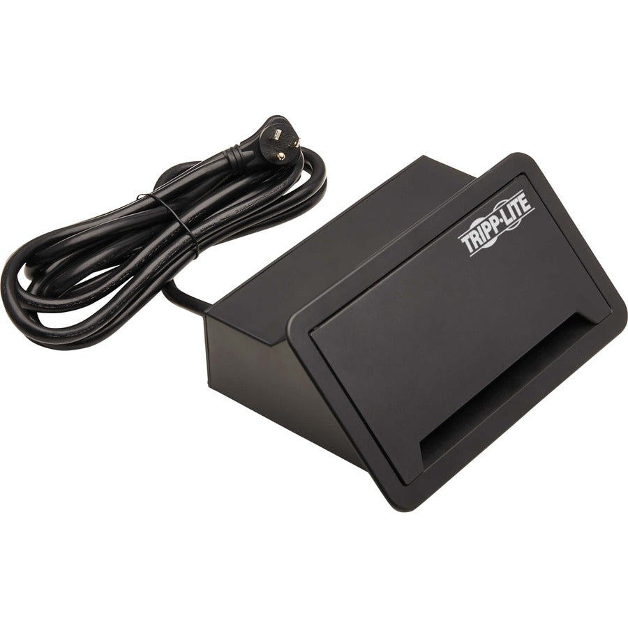 Tripp Lite Power It! 2-Outlet In-Desk Power and Charging Dock - 4x USB-A, USB-B, HDMI,